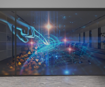 Modern Glass Screen Partition-ID:230277064