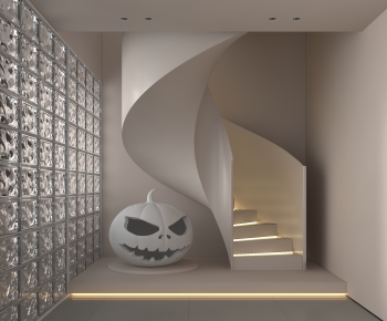 Modern Rotating Staircase-ID:534149891