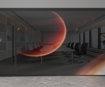 Modern Glass Screen Partition-ID:403358944