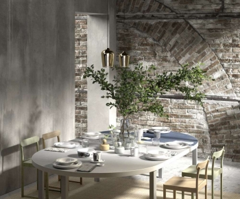 Modern Dining Table And Chairs-ID:401613008