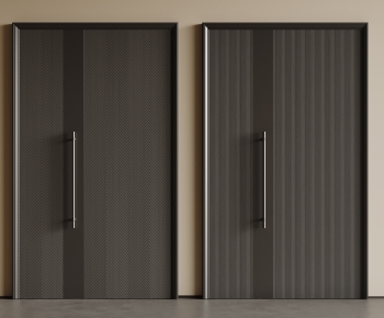 Modern Unequal Double Door-ID:653024917