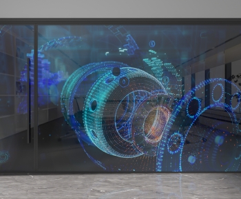 Modern Glass Screen Partition-ID:527019981