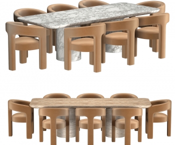 Modern Dining Table And Chairs-ID:790206917