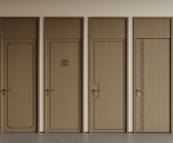 New Chinese Style Single Door-ID:362572914