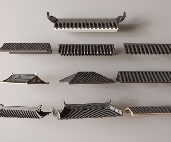 Chinese Style Building Component-ID:159796001