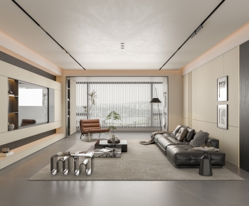 Modern A Living Room-ID:876697069