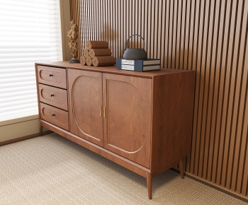 New Chinese Style Side Cabinet-ID:392570979