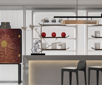 New Chinese Style Counter Bar-ID:406534914