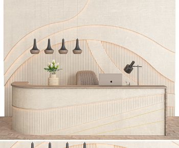 Modern Reception Desk-ID:111449961