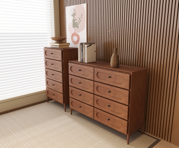 New Chinese Style Side Cabinet-ID:359640187