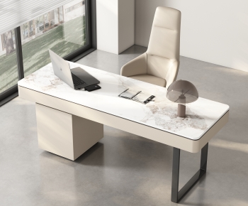 Modern Computer Desk And Chair-ID:789980899