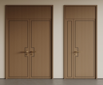 New Chinese Style Single Door-ID:195444116