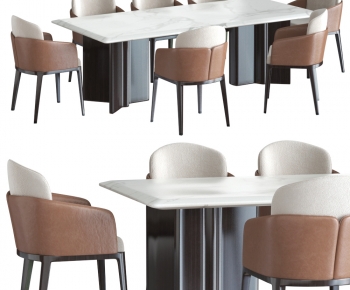 Modern Dining Table And Chairs-ID:836745986