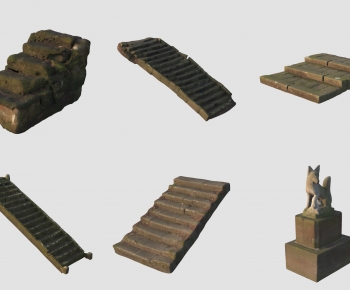 Modern Building Component-ID:319614893