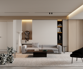 Modern A Living Room-ID:344851976