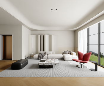 Modern A Living Room-ID:863796004