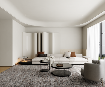 Modern A Living Room-ID:166652921