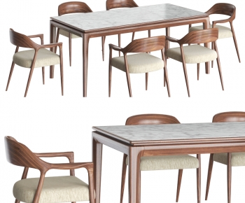 Modern Dining Table And Chairs-ID:719543932