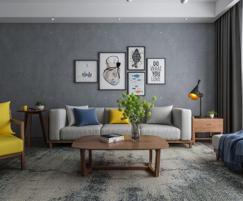 Nordic Style A Living Room-ID:146166092