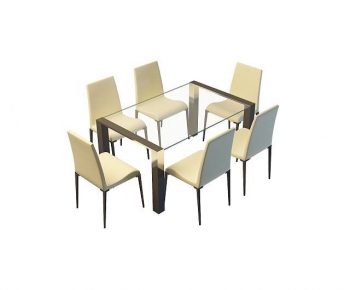 Modern Dining Table And Chairs-ID:593462942