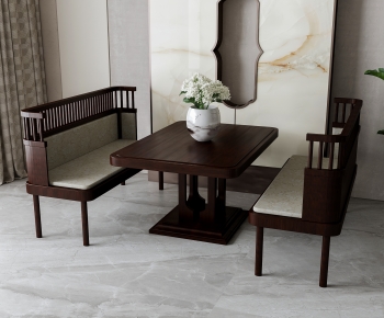 New Chinese Style Dining Table And Chairs-ID:361222036