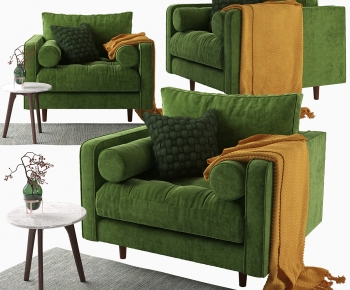 Modern Single Sofa-ID:524789092