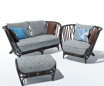 New Chinese Style Sofa Combination-ID:896898981