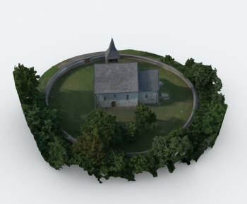 Modern Architectural Bird's-eye View Planning-ID:443681963