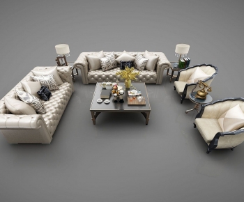 European Style Sofa Combination-ID:566421039