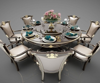 New Chinese Style Dining Table And Chairs-ID:341013912