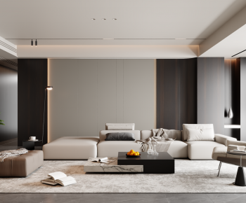 Modern A Living Room-ID:689376124