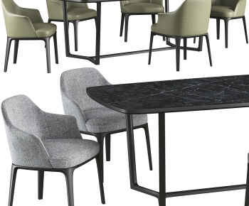 Modern Dining Table And Chairs-ID:854933982