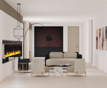 Modern A Living Room-ID:769546035