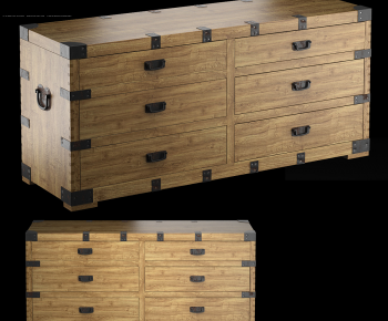Industrial Style Side Cabinet-ID:762213957