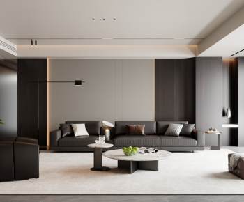 Modern A Living Room-ID:616686113