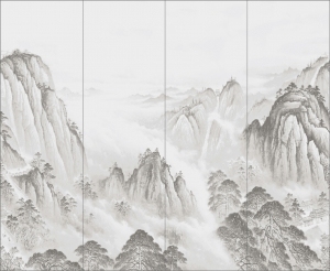 中式山水装饰画-ID:6292039