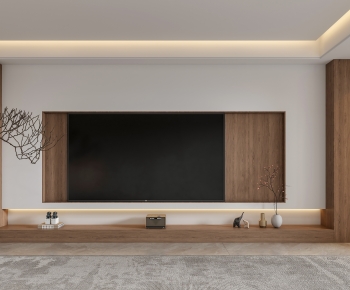 New Chinese Style TV Wall-ID:680834055