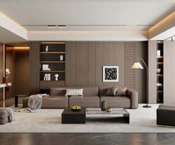 Modern A Living Room-ID:372040035
