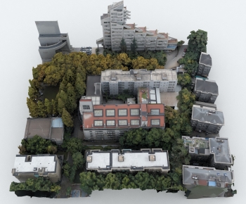 Modern Architectural Bird's-eye View Planning-ID:684901001