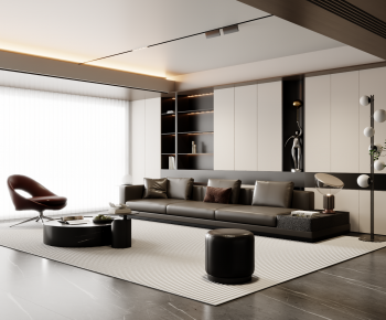 Modern A Living Room-ID:513948923