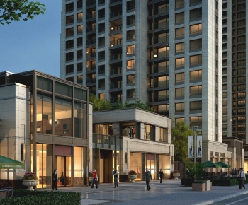 Modern Commercial Street-ID:966600896