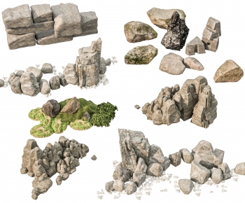 Modern Rockery Waterscape-ID:141563897