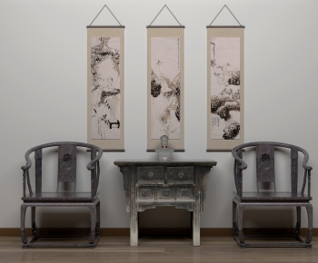 Chinese Style Lounge Chair-ID:368386031