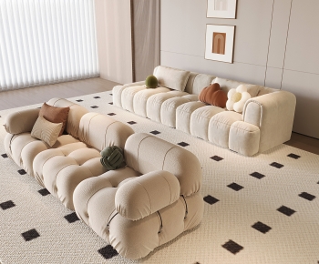 Modern Three-seat Sofa-ID:599612006