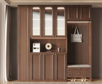 French Style Shoe Cabinet-ID:548610793