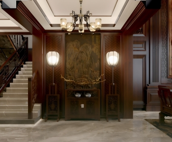 Chinese Style Hallway-ID:653343926