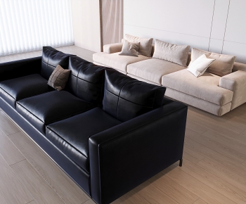 Modern Three-seat Sofa-ID:742944962