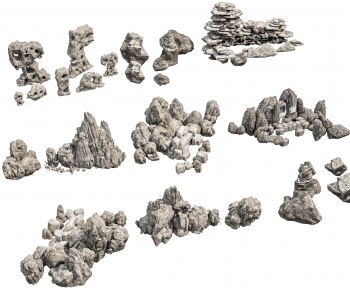 Modern Rockery Waterscape-ID:556833982