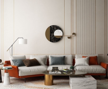 Modern Three-seat Sofa-ID:276012903