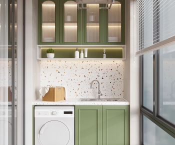 French Style Balcony Cabinet-ID:693859102